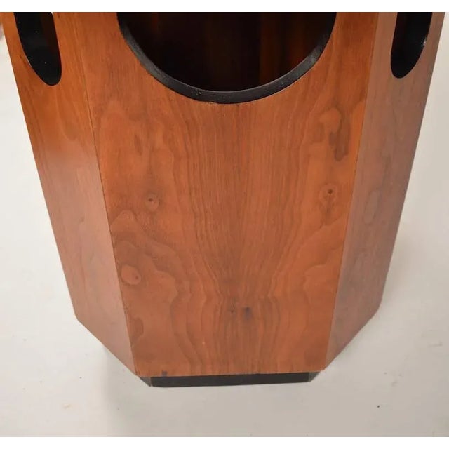 Octagonal terrazzo top Harvey Probber style design end table. Very good original condition. Top 1.5" thick.