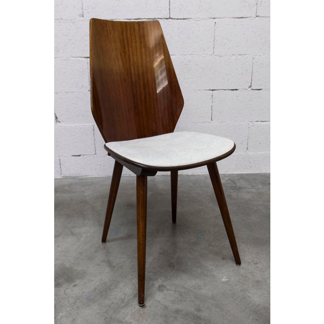 Baumann Model 840 G2S Chairs in Varnished Mahogany Finish, 1963, Set of 6 For Sale - Image 10 of 18