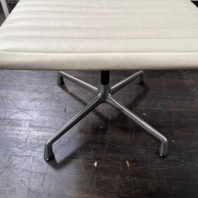 Charles + Ray Eames for Herman Miller Eames Aluminum Group Management Ottoman For Sale - Image 11 of 12
