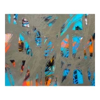 Mirtha Moreno Large Painting Titled “Cold Crush” 2021 For Sale