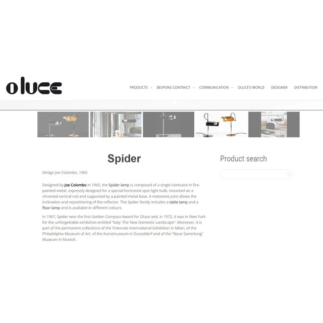 Spider 291 Desk Lamp by Joe Colombo for Oluce, 1970s For Sale - Image 12 of 12