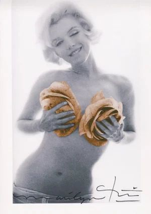 Bert Stern, Marilyn Gold Wink Roses, 2012, Paper