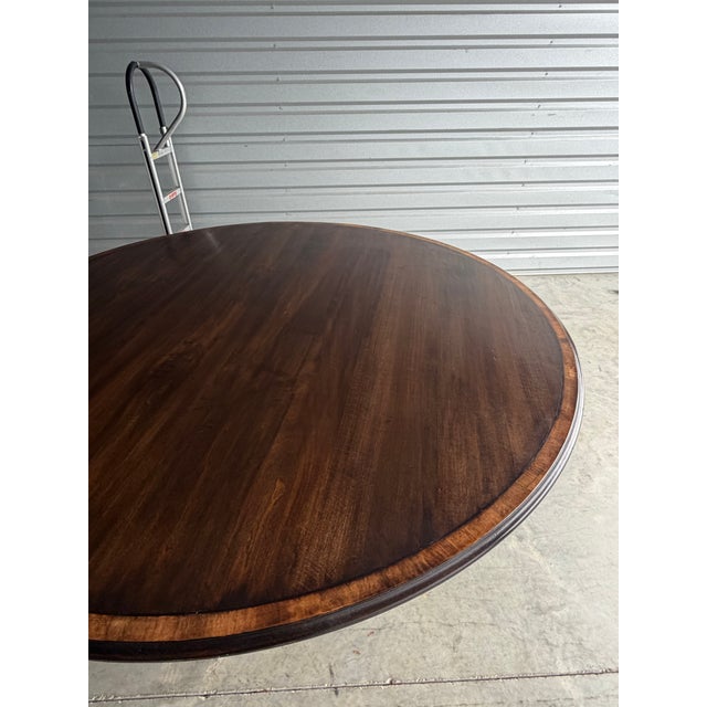 Wood 60" English Dining Table For Sale - Image 7 of 10