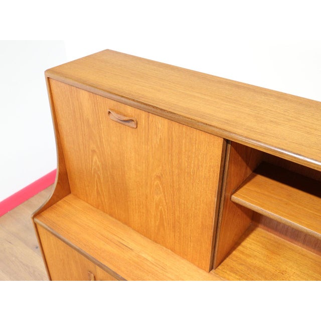 Mid Century Modern Vintage Teak Credenza Hutch Buffet by G Plan Danish Style For Sale - Image 13 of 15
