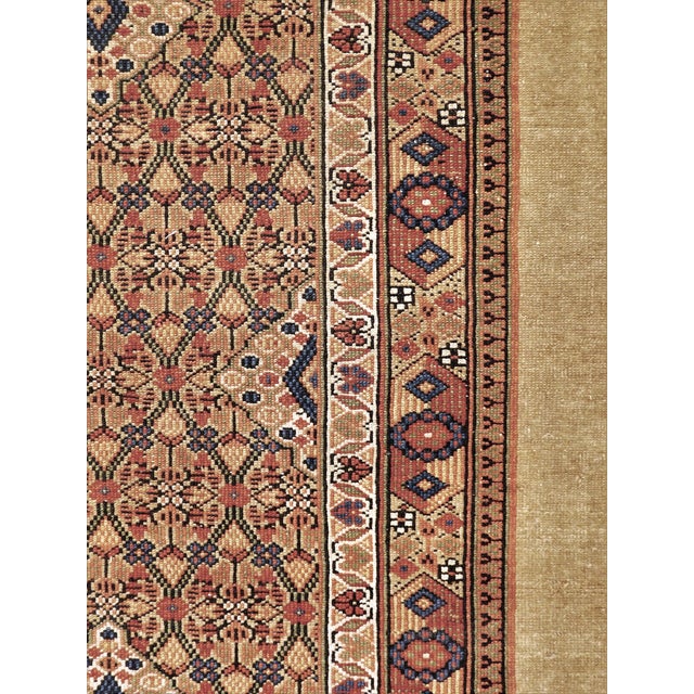Early 1900 Antique Hand Knotted Persian Sarab Runner Rug. 3'x 16' For Sale - Image 9 of 12