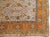 Antique Oushak Carpet, Oriental Rug, Handmade Ivory, Muted Orange, Soft Saffron For Sale - Image 14 of 18