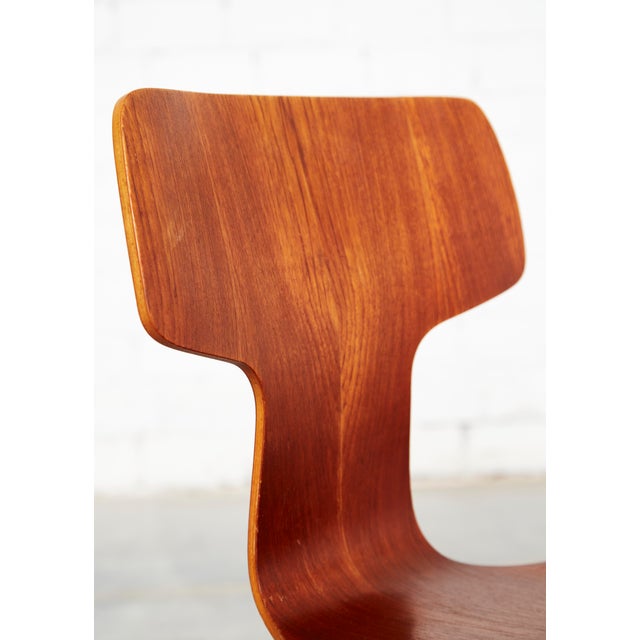 Model 3103 Hammer Chairs by Arne Jacobsen for Fritz Hansen, 1964, Set of 4 For Sale - Image 16 of 18