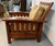 Late 20th Century Handcrafted Slatted Mission Oak Lounge Chairs For Sale - Image 14 of 16