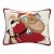 Santa with Bag Of Presents Hook Pillow 16" x 20" For Sale