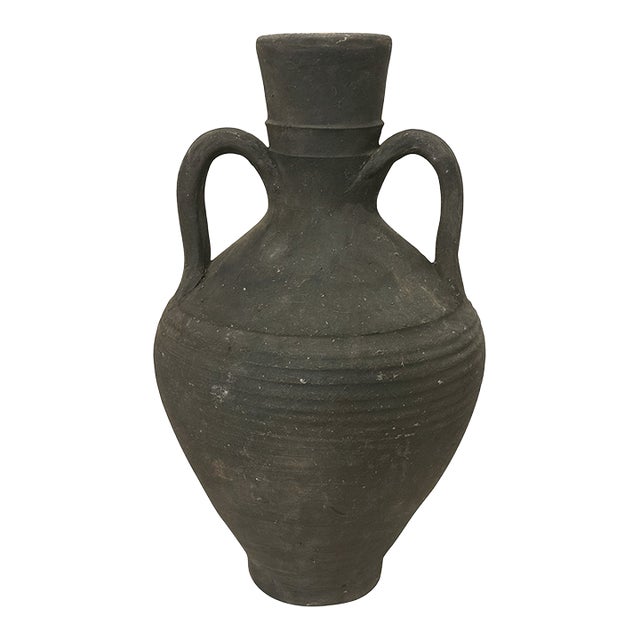 Rustic French-Style Mediterranean Amphora – Handcrafted in Egypt For Sale