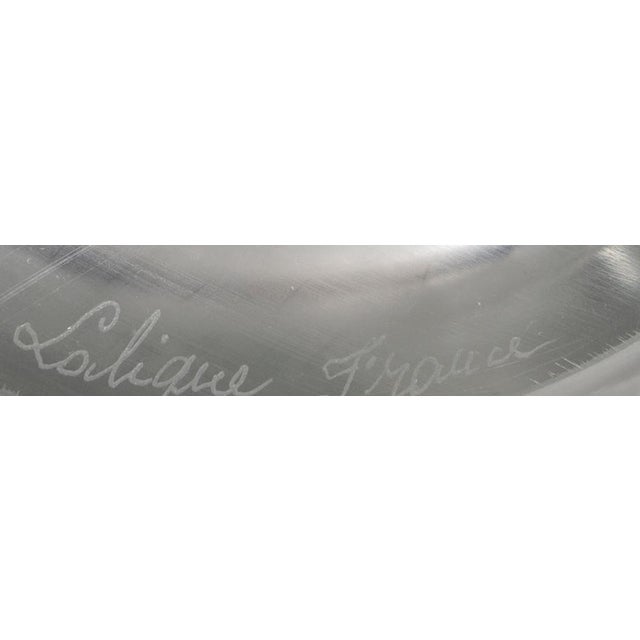 Sirius Crystal Vase by Marc Lalique, 1950 For Sale - Image 4 of 5