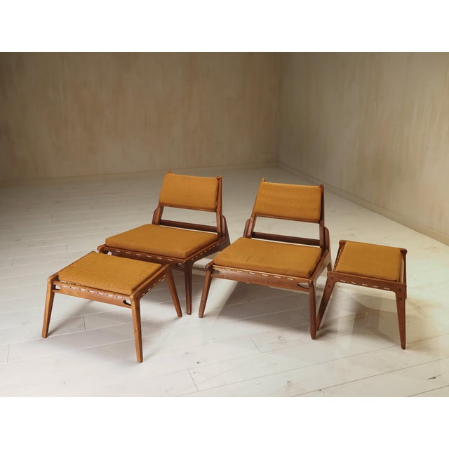 Vintage Hunting Chairs by Heinz Heger for PGH, 1960s, Set of 4 For Sale - Image 11 of 18