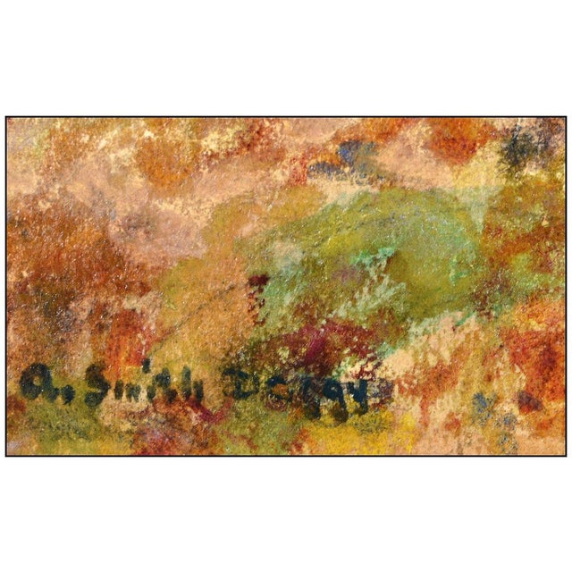 Contemporary Early 20th Century Lakeside Sunset, Augustus Smith Daggy For Sale - Image 3 of 4