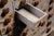 Antique 45-Drawer Industrial Hardware Cabinet on Cast Iron Legs For Sale - Image 9 of 16