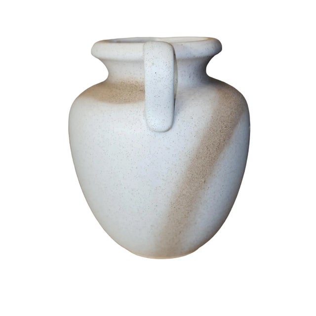 Pretty little Scheurich Keramik phoenician style jug vase in excellent condition, unusual swish pattern, circa 1980s,...