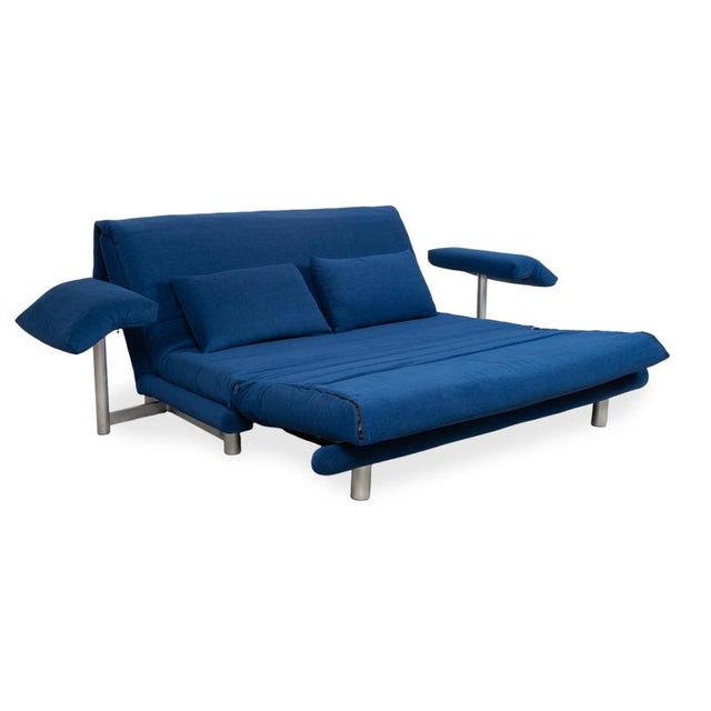 Multy 3-Seater Sofa in Blue Malou 167 Upholstery from Ligne Roset For Sale - Image 6 of 17