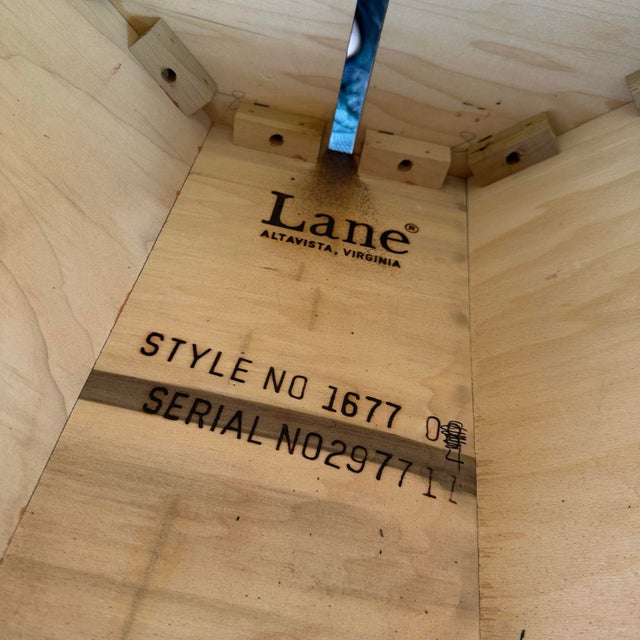 Lane Walnut Burl Octagonal Coffee Table Mid Century Modern For Sale - Image 12 of 12