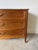 1960s Vintage French Provincial Louis XV Style Walnut & White Marble Top Three-Drawer Commode For Sale In Miami - Image 6 of 16