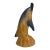 Hand Carved Wooden Dolphin, Vintage For Sale