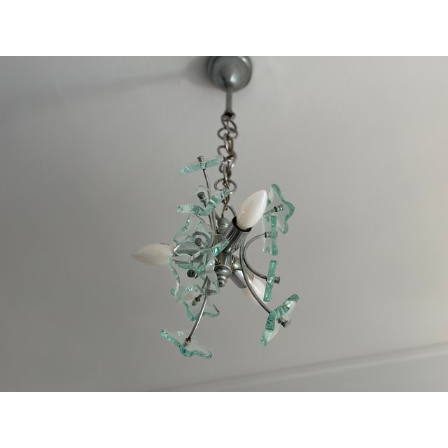 1960s Glass Sputnik Chandelier from Fontana Arte, Italy, 1960s For Sale - Image 5 of 9