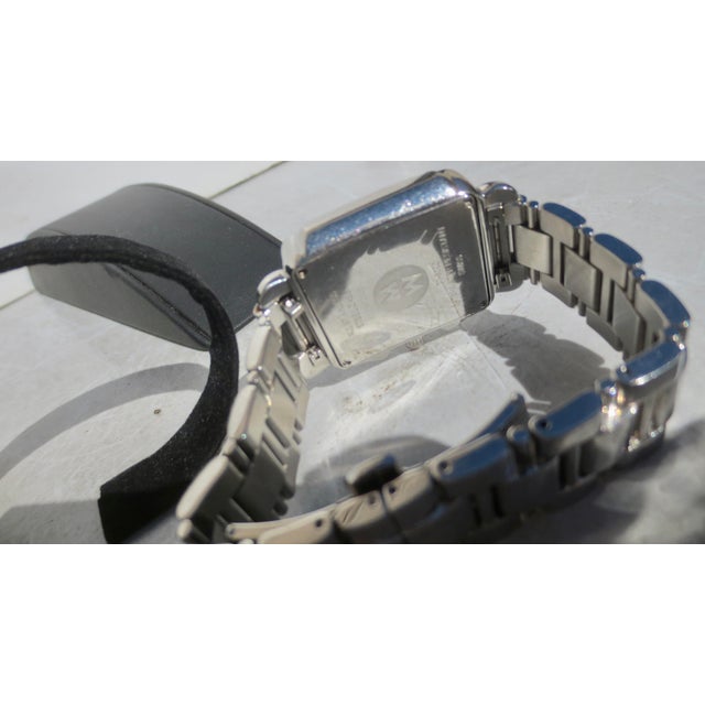 2000 - 2009 Michele Deco Diamond Bezel Mother of Pearl Dial Watch For Sale - Image 5 of 7