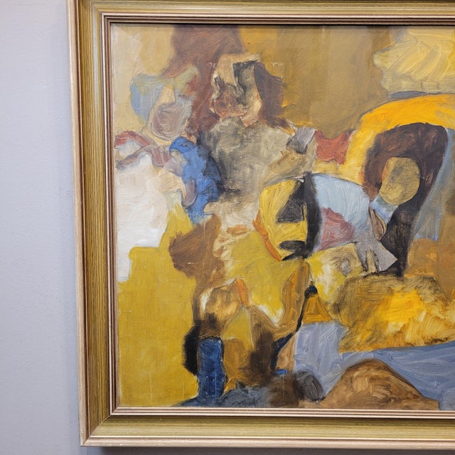 Yves Frangeul, Abstract Composition, 1964, Oil on Canvas For Sale - Image 4 of 18