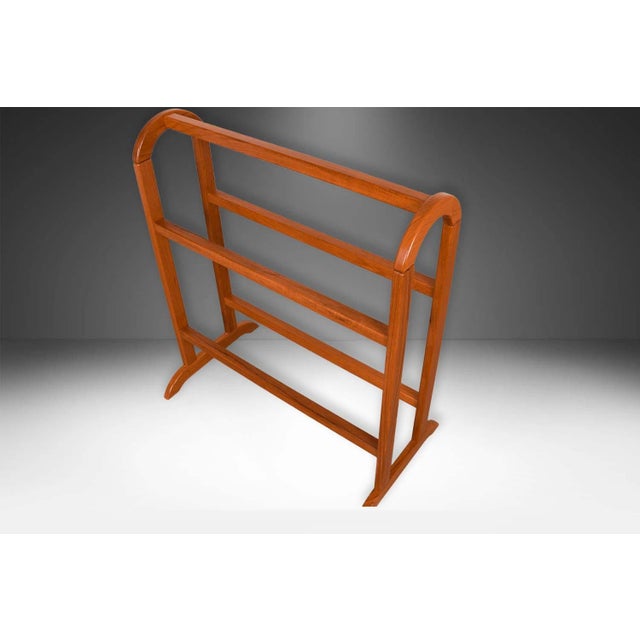 1970s MidCentury FBJ Mobler Danish Denmark Teak Blanket Stand Rack For Sale - Image 9 of 12