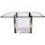 Metal Pace Collection Chrome and Glass Square Dining Table Base, 1970's For Sale - Image 7 of 7