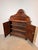 Antique Carved Oak Corner Cabinet with Shelved Top For Sale - Image 6 of 7