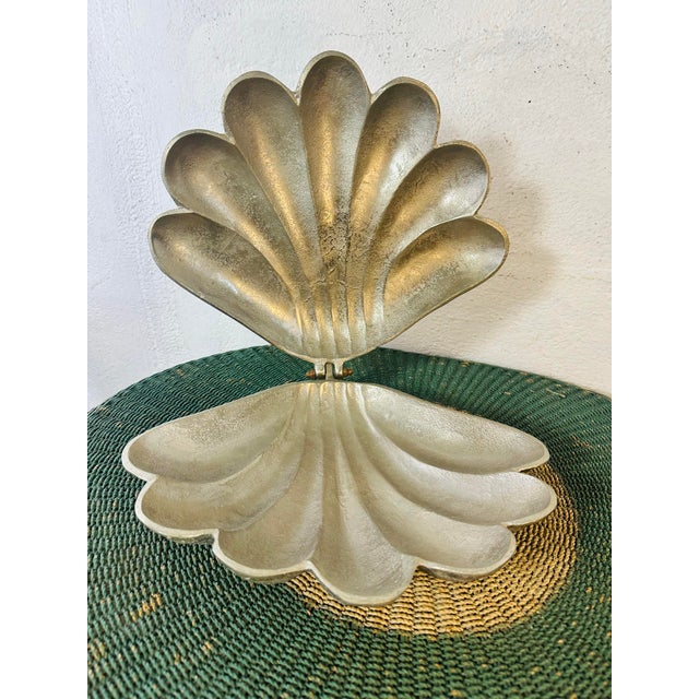 Midcentury Modern Clam Shell Dish For Sale - Image 4 of 6