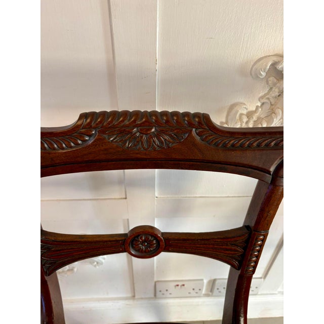Antique Regency Dining Chairs, 1830s, Set of 6 For Sale - Image 9 of 15