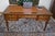 English Extendable Desk with Leather Top For Sale - Image 3 of 10
