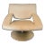 De Sede Grey Leather Swivel Chair For Sale