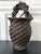 Extraordinary Smoke Bamboo Basket with Wisteria Root Handle Meiji Period For Sale - Image 12 of 14