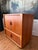 Vintage 1970s Dyrlund Danish Modern Teak Rolling Tv / Media Cabinet With Tambour Doors For Sale - Image 17 of 17