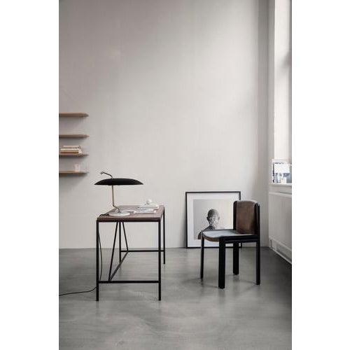 Gino Sarfatti Black Reflector and Brass Structure Model 537 Lamp with Marble by Gino Sarfatti for Astep For Sale - Image 4 of 9