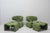 Airborne Jinn Armchairs and Ottoman by Olivier Mourgue for Airborne, 1965, Set of 4 For Sale - Image 4 of 6