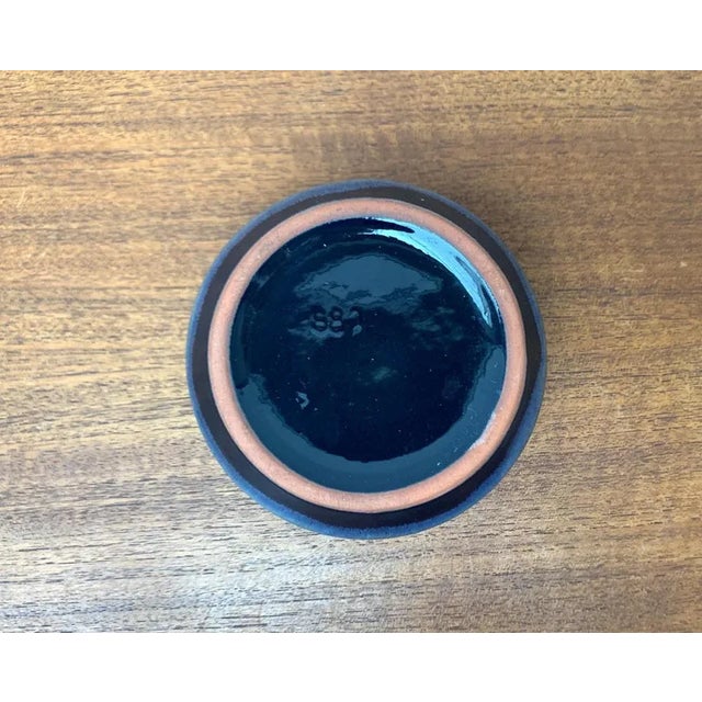 Small Mid-Century German Ceramic Vase, 1960s For Sale - Image 5 of 11