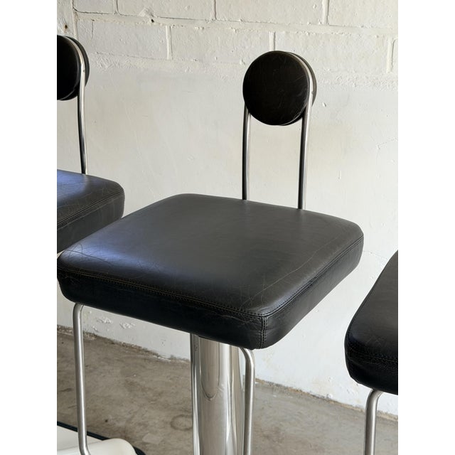 Birillo Bar Stools by Joe Colombo for Zanotta, Italy, 1971, Set of 3 For Sale - Image 6 of 11