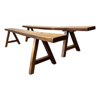 Late 19th Century French Benches - A Pair For Sale