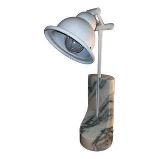 Ruf Table Lamp with Marble Base, 1969 For Sale