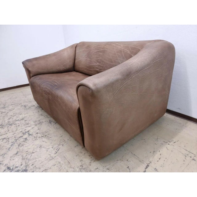 Early 21st Century Brown Leather DS 47 Sofa from De Sede For Sale - Image 5 of 10
