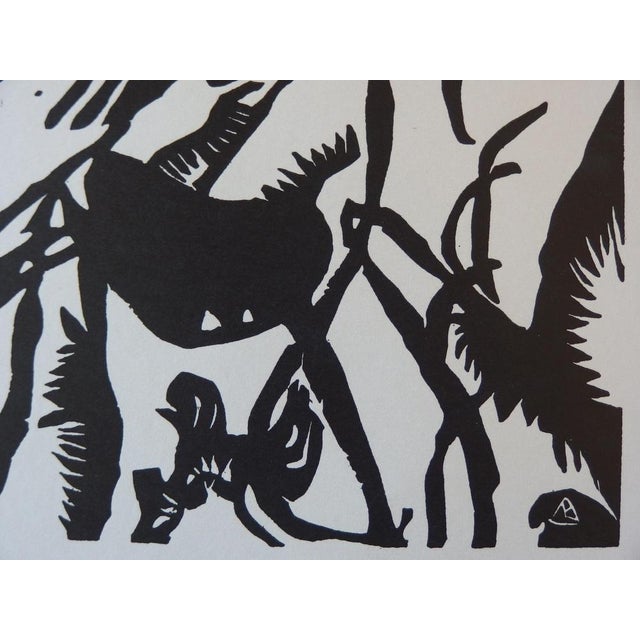 Vassily Kandinsky, Composition IV, 1959, Original Woodcut For Sale - Image 4 of 5