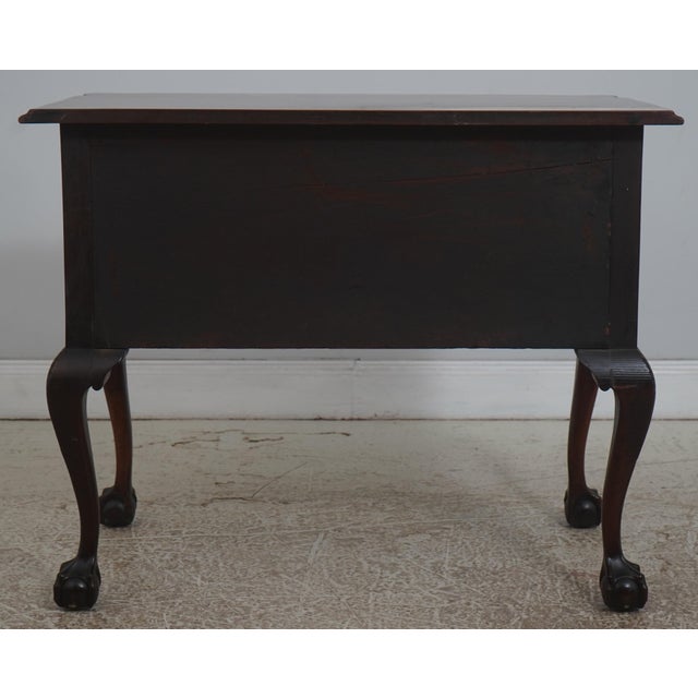 Antique Bench Made Philadelphia Mahogany Lowboy For Sale - Image 17 of 17
