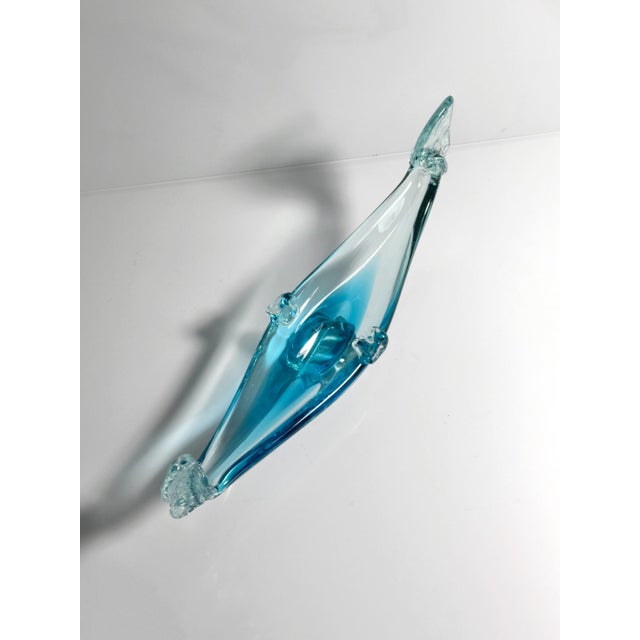 1980s Murano Glass Ash Tray in Gondola Shape, 1980s For Sale - Image 5 of 6