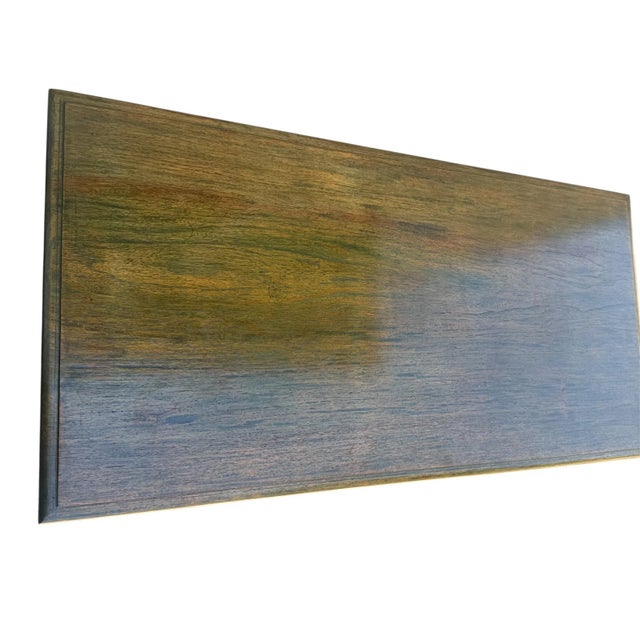 1920s Vintage Filipino Barley Twist Coffee Table With Intricate Carved Apron For Sale - Image 11 of 14