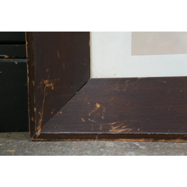 Antique Charles Frederick Mielatz Quiet Nook Riverscape Fishing Etching 36" For Sale - Image 4 of 12