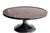 Mid-Century Modern 1950s Silver Plate Cake Stand With Faux Wood Formica Surface For Sale - Image 3 of 13