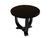 Black Art Deco Round Pedestal Black Lacquer Table, 1930s For Sale - Image 8 of 12