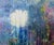 Textile Fireflies in the Forest - Abstracted Landscape in Acrylic on Canvas by Charles David Francis For Sale - Image 7 of 8